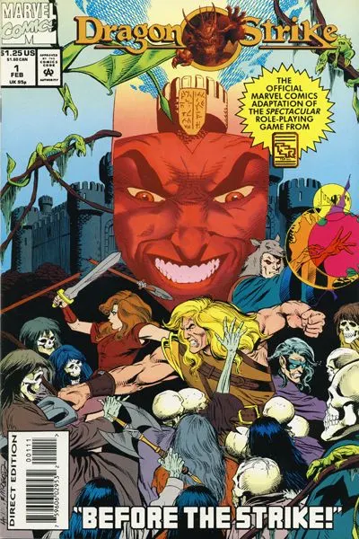 Image result for dragonstrike board game comic